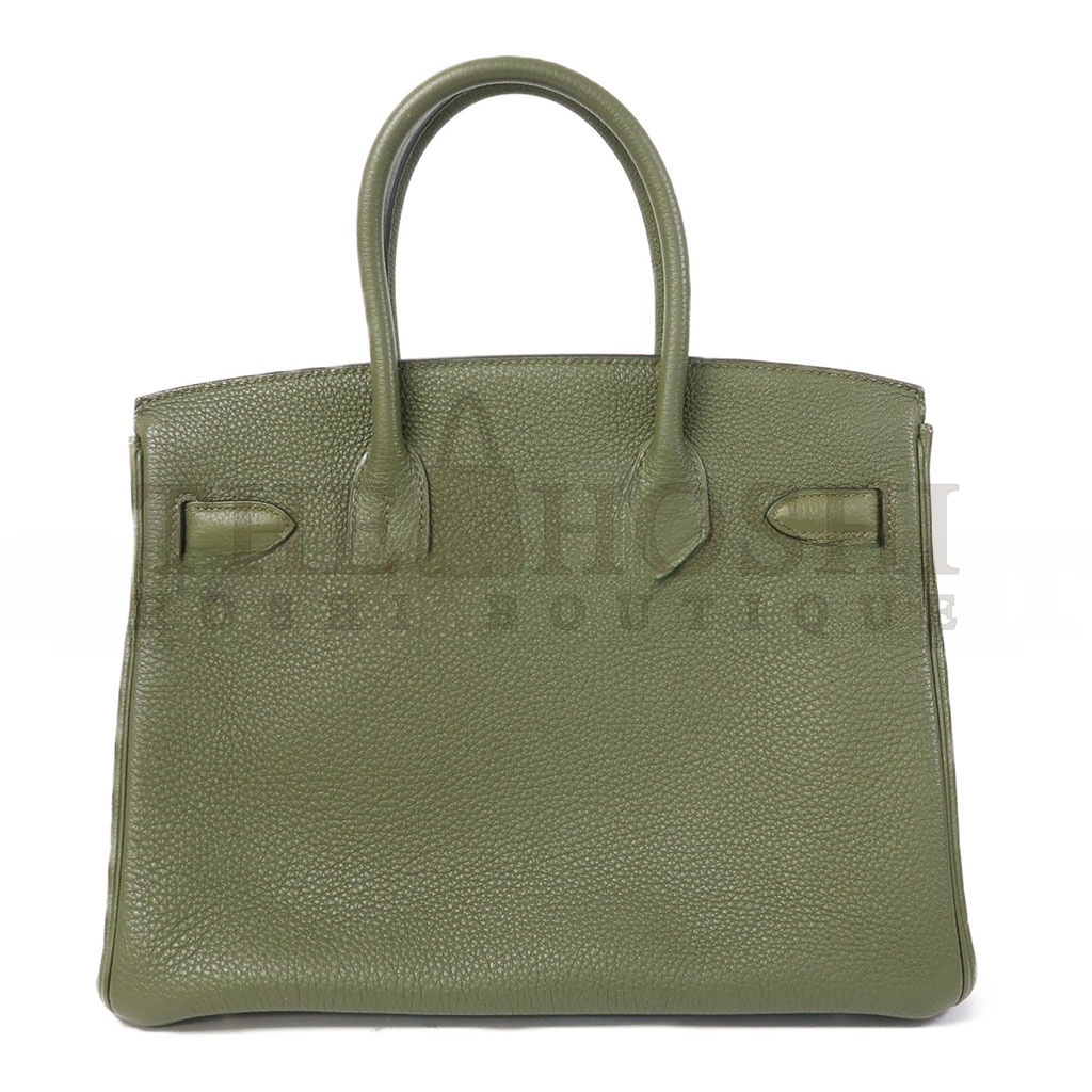 H**me5 BIRKIN 25 TOGO SAGE GREEN GOLD BUCKLE BAG 2161300193552 (25*20*13cm) Master Quality